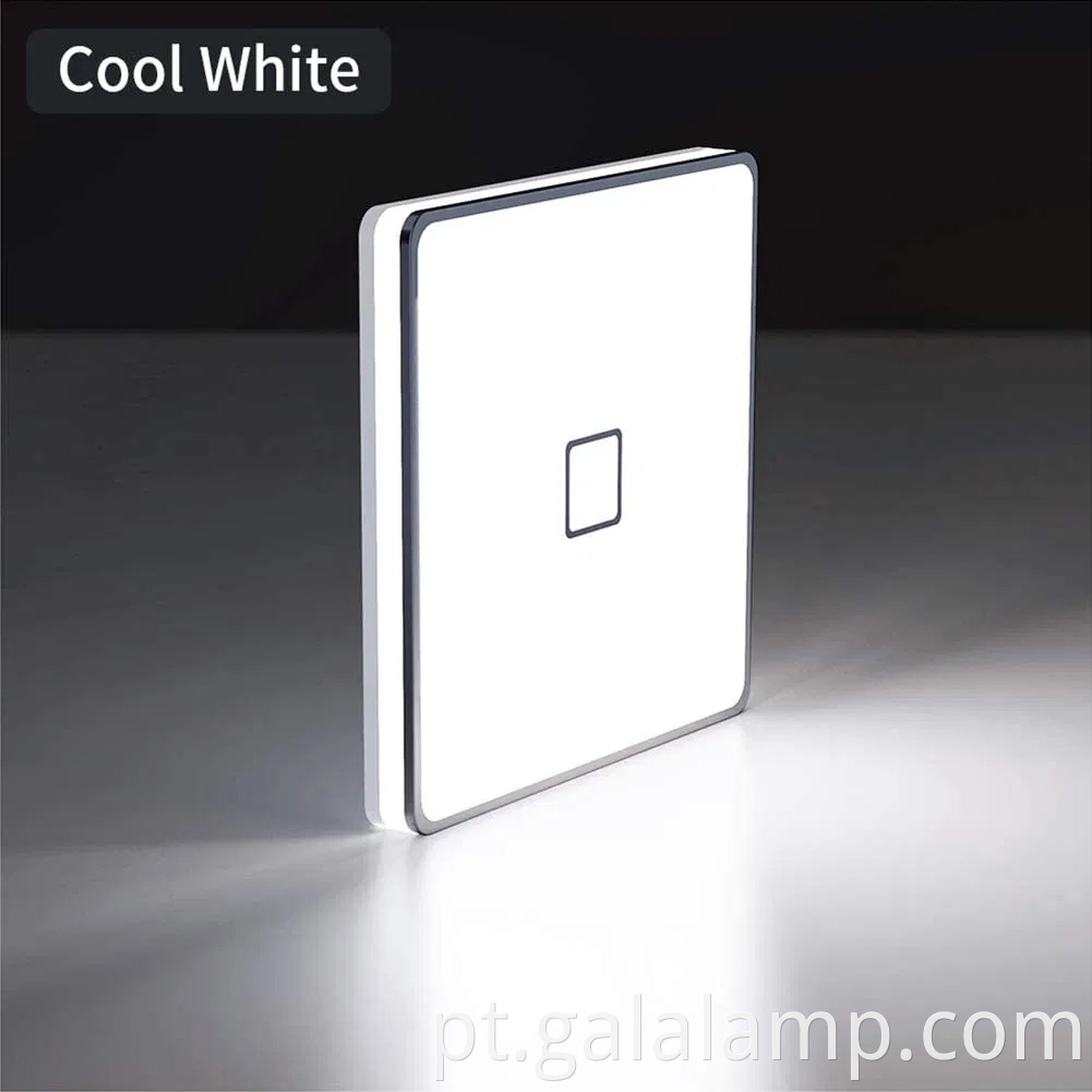 Luz de teto led quadrado elegante para decoração moderna do quarto